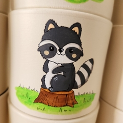 Cilindro Mapache (Colecciòn Animalitos del Bosque) - comprar online