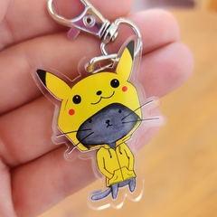 Llavero Gatito Pelusa Pikachu - comprar online