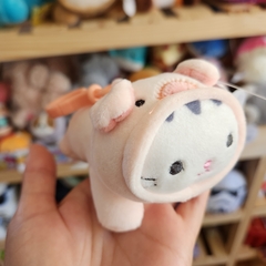 Llavero Peluche Gatito disfraz cerdito Smoochy Pals Soft Kawaii - Dos Cronopios