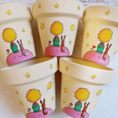 MACETA PINTADA A MANO EL PRINCIPITO - DOS CRONOPIOS