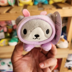 Peluche colgante Kawaii de perrito con pijama de mariposa - comprar online