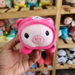Peluche Kawaii de cerdito con disfraz de gato - comprar online