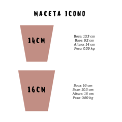 Maceta Icono "Pelusa Lector" - comprar online