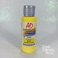 Acrílico Decorativo AD Amarillo Pastel - 60ml