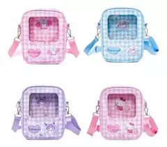 CARTERA MORRAL KUROMI CON VISOR (ECOCUERO) - tienda online