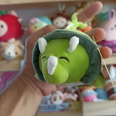 Llavero Peluche Dino Verde Smoochy Pals Soft Kawaii - comprar online