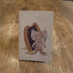 Libreta A6 Gato Latte Momia – Papel Ecológico + Ilustración Original - comprar online