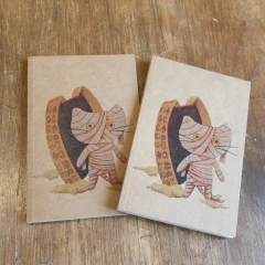 Libreta A6 Gato Latte Momia – Papel Ecológico + Ilustración Original en internet