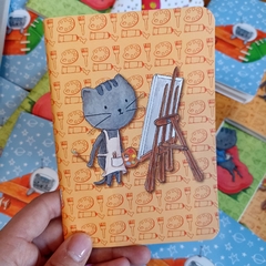 Libreta A6 (Pelusa artista)