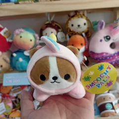 Peluche Chico Perrito Pijamita Unicornio Smoochy Pals - Dos Cronopios
