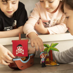 3D Puzzle Piratas - Dos Cronopios