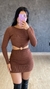 Vestido Karina Marrom - comprar online