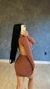 Vestido Fivela Nude na internet