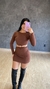 Vestido Karina Marrom na internet