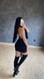 Vestido Tule Lurex Preto na internet