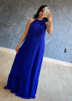 Vestido Longo Duna Costa Aberta