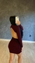 Vestido Fivela Marsala na internet