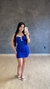 Vestido Risca Azul Royal - comprar online