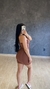 Vestido Risca Marrom na internet