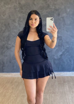 Shorts Saia Poliamida Colegial