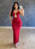 Vestido Kim Canelado Premium Vermelho