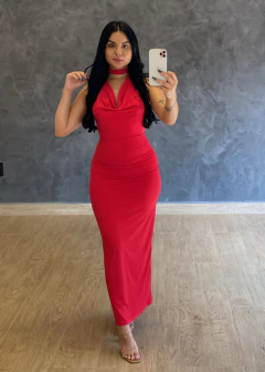 Vestido Zoe Poliamida Vermelho - comprar online