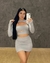 Cropped Stefany Cinza - comprar online