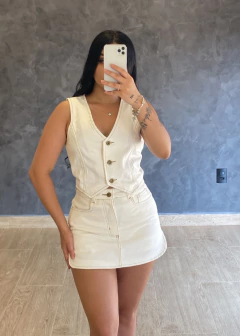 Cropped Jeans Colete