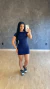 Vestido Ária Azul Marinho - comprar online