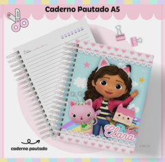Caderno Pautado Personalizado 200 pag - 15x21 - A Casa Mágica da Bagy