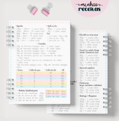 Caderno de Receitas - loja online