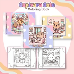 LIVRO DE COLORIR - CAPIVARA