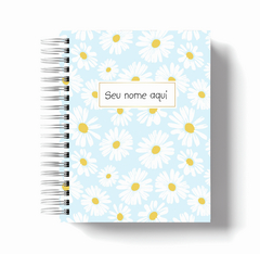 Caderno Pautado Floral - 18x24cm