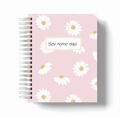 Caderno Pautado Floral - 18x24cm
