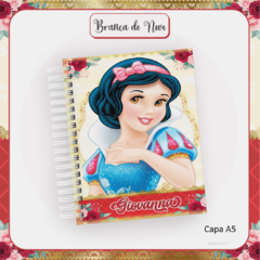 Caderno Pautado Personalizado 200 pag - 15x21 - Branca de Neve
