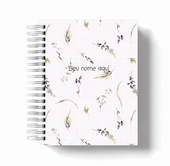 Caderno Pautado Floral - 18x24cm