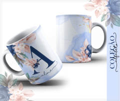 Agenda Permanente Alfabeto Floral Azul - 1 Dia por Pagina + Caneca na internet