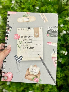 Caderno Pautado Coleção Momentos - 18x24cm
