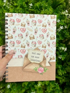 Caderno Pautado Coleção Momentos - 18x24cm