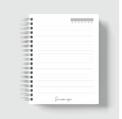Caderno Pautado - Arte Personalizada - 15,5x21,5cm - comprar online