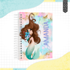 Caderno Pautado Personalizado 200 pag - 15x21 - Sereia