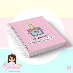 Caderno de Agendamento MANICURE - SEM DATA - 15X21 na internet