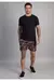 Shorts Red Feather Abstract Dark Flowers Ref 24957 na internet
