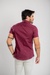 Camisaria OXN MC Marsala Modelagem Slim - comprar online