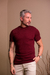 Camiseta OXN Slim Texturizada Canelada Acacia Marsala - Salvino Store