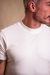 Camiseta OXN Slim Texturizada Canelada Acacia Branca - comprar online