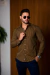 Camisa OXN Manga Longa Xadrez Brown - Modelagem Slim - Salvino Store