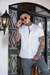 Imagem do Camisaria OXN MC Gola Padre Slim Fit - Branca