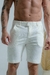 Bermuda OXN Sarja Alfaiataria Slim Off White