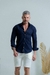 Bermuda OXN Sarja Alfaiataria Slim Off White - loja online